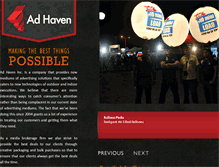 Tablet Screenshot of ad-haven.com